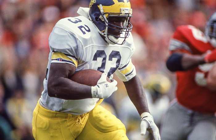 Bunch scored 12 TDs at Michigan, but his four Big Ten titles were the more telling stat.